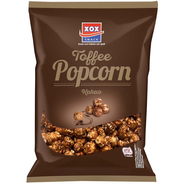 XOX Popcorn Toffee Kakao 125g / 4.4oz