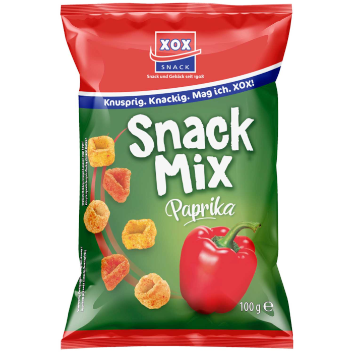 XOX Kartoffel Snack Mix Paprika 100g / 3.52oz