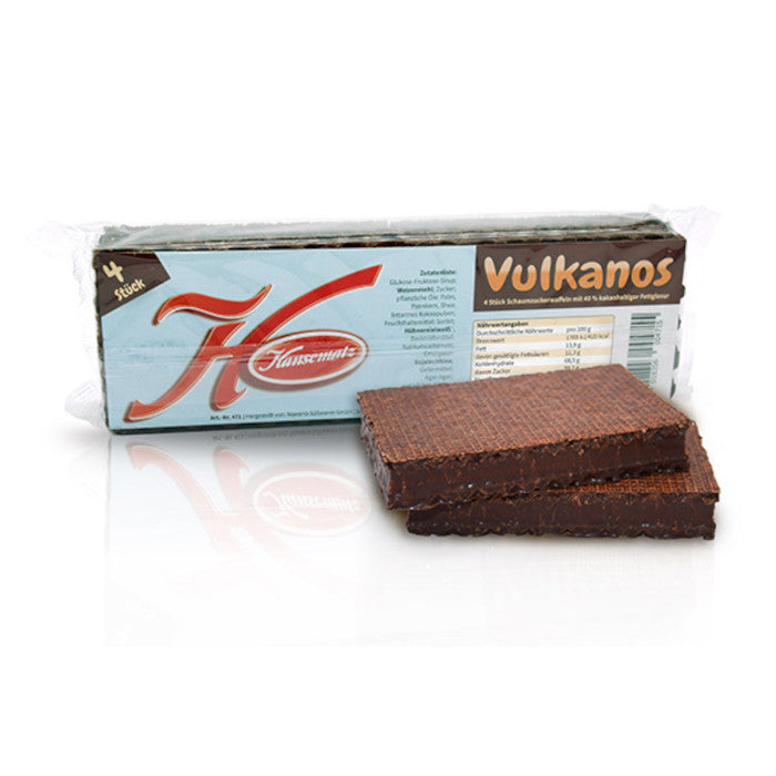 Hansematz Vulkanos bolachas de espuma de açúcar 4 peças 120g / 4.23oz