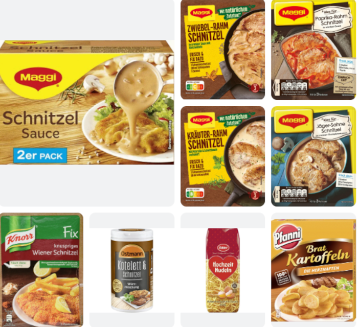 Schnitzel Gourmetbundel met 11 producten