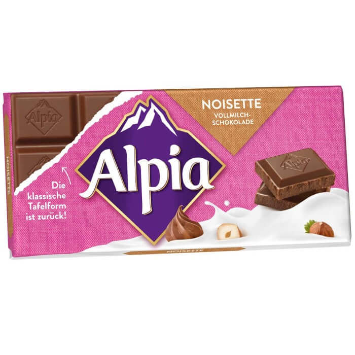 Alpia Noisette Schokoladen Tafel 100g / 3.52oz