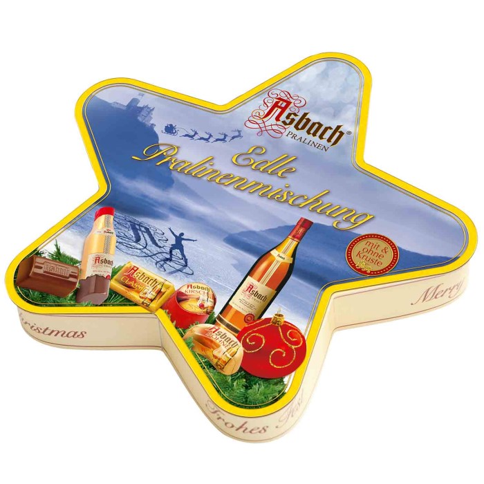 Asbach Edle Pralinenmischung Weihnachtsstern 155g