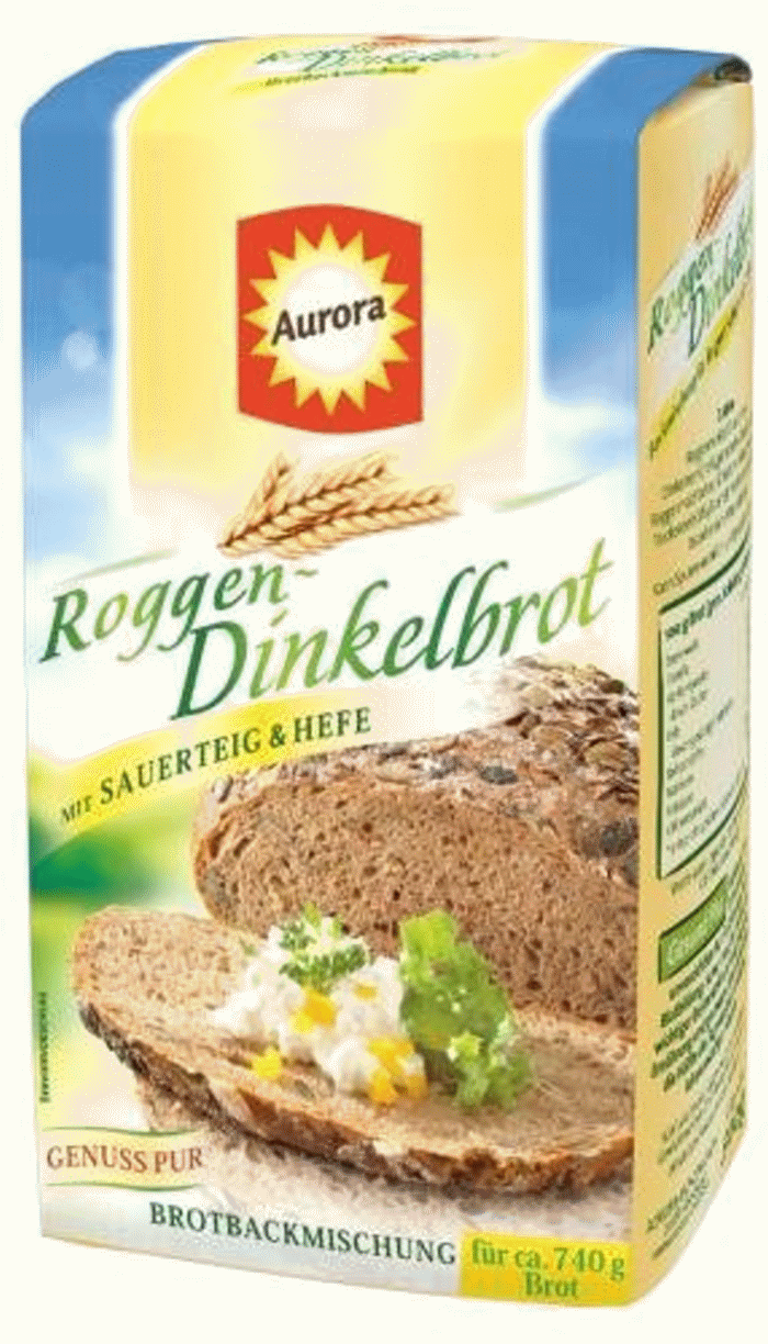 Aurora Roggen-Dinkel Brot Backmischung 500g