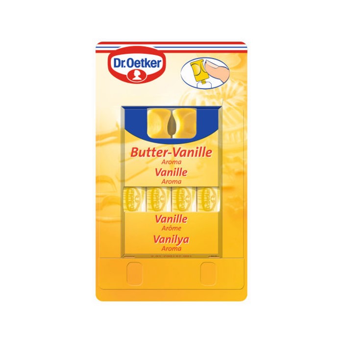 Dr. Oetker Backaroma Butter-Vanille Aroma 4 Stück