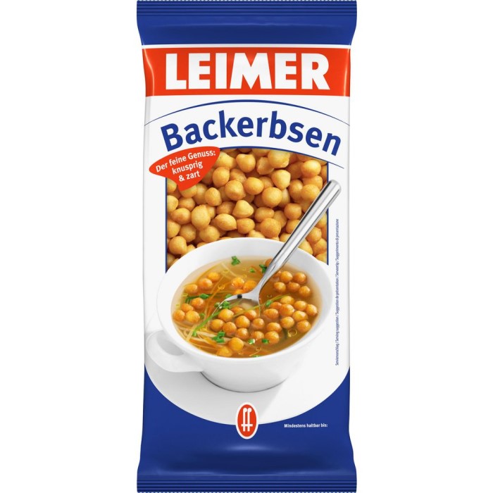 LEIMER Backerbsen Suppenperlen Suppeneinlage 200g