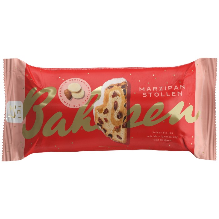 Bahlsen Marzipan Stollen Weihnachtsgebäck 400g