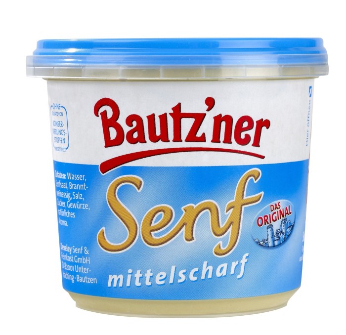 Bautzner Senf Mittelscharf 200ml / 7.05 fl.oz
