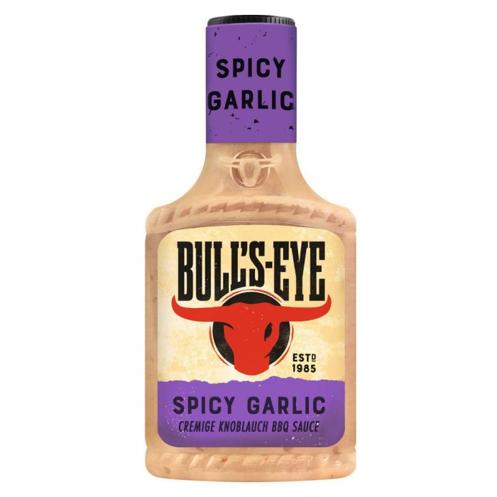 Bull's Eye BBQ-Sauce Spicy Garlic 300ml / 10.14 fl. oz.