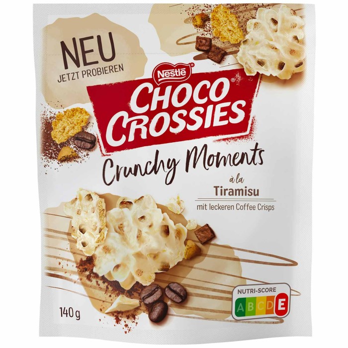 Nestlé Choco Crossies Crunchy Moments à la Tiramisu 140g