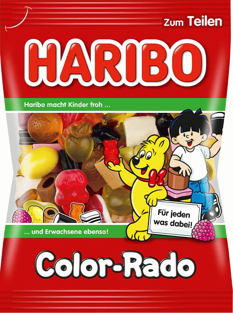 Spil båd Barry Haribo Color-Rado Colorful mixture 175g – Brands of Germany