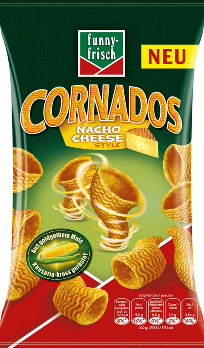 funny-frisch Cornados Nacho Cheese Style 80g