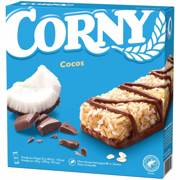 Corny Müsliriegel Kokos 150g