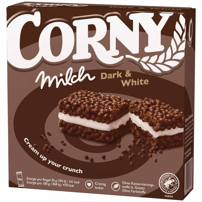 Corny Müsliriegel Milch Dark & White 120g