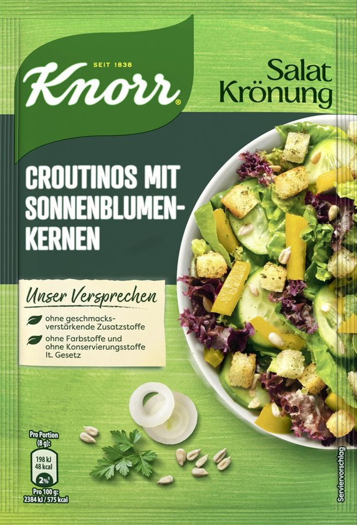 Knorr Salatkrönung Croutinos mit Sonnenblumenkernen 25g