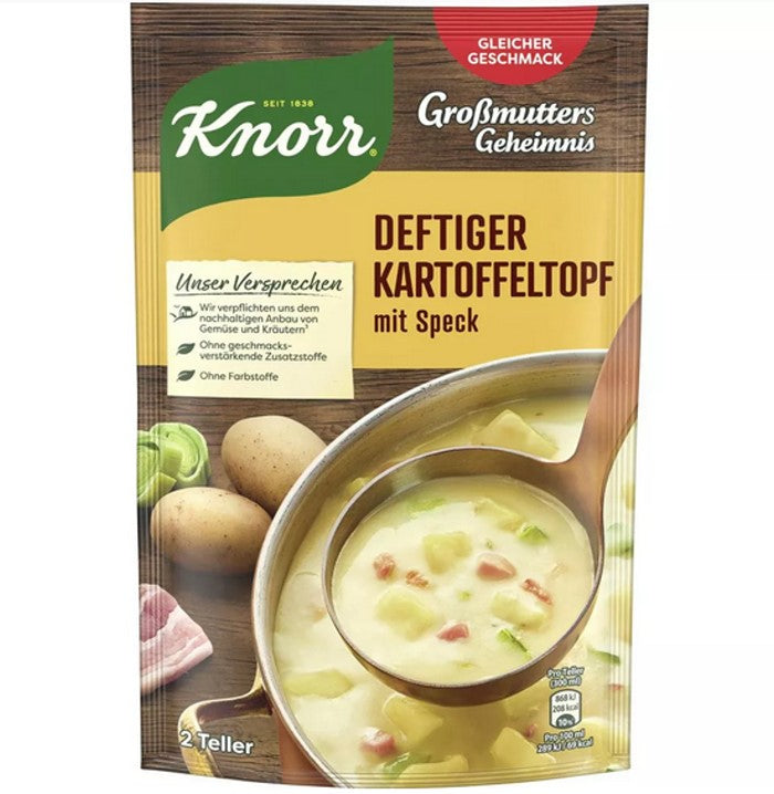 Knorr Großmutters Geheimnis Deftiger Kartoffeleintopf mit Speck