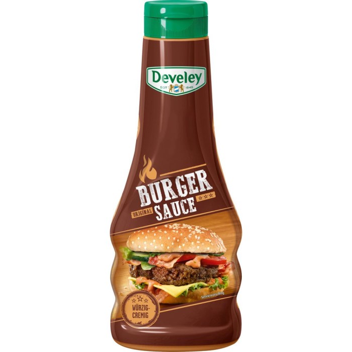 Develey Burger Sauce 250ml / 8.45 fl. oz.