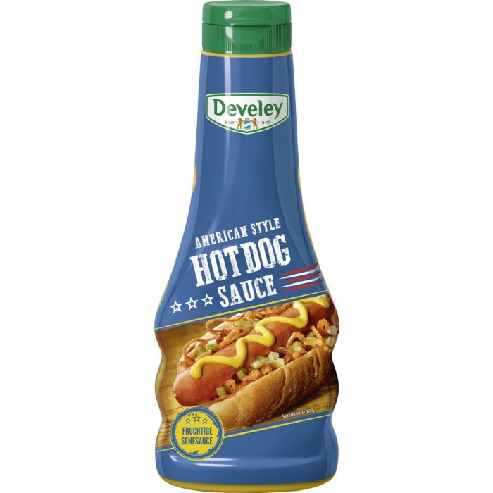 Develey American Style Hot Dog Sauce 250ml / 8.45 fl. oz.