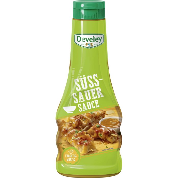 Develey Süß-Sauer Sauce 250ml / 8.45 fl. oz.