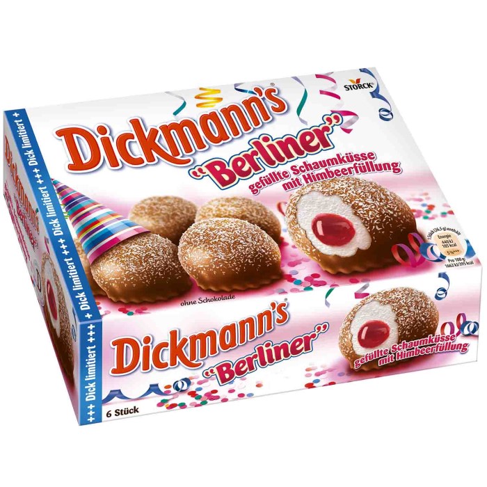 Storck Dickmann´s Berliner 6 Stück 159g