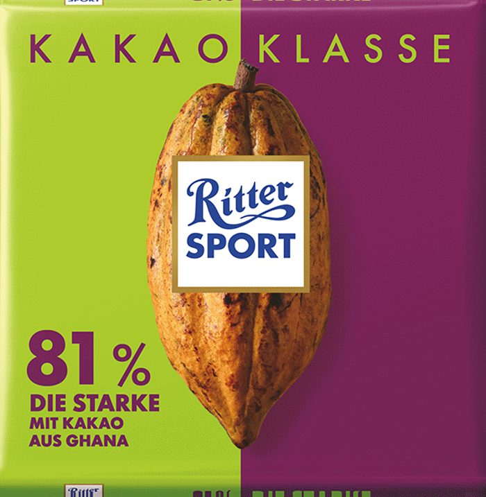 Ritter Sport Kakaoklasse Die Starke Schokolade 100g