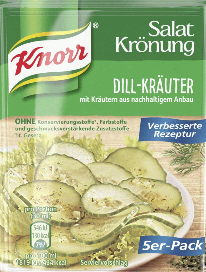 Knorr Salatkrönung Dill Kräuter 5er Pack