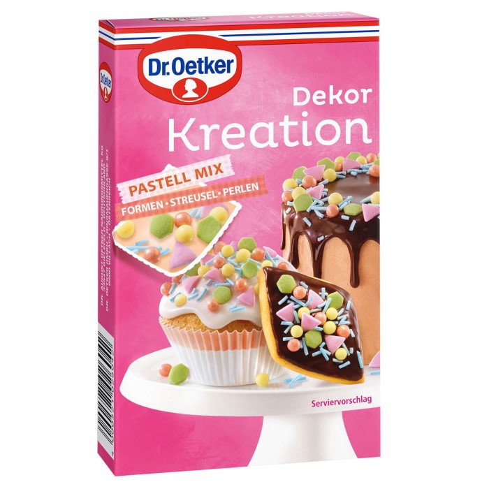 Dr. Oetker Kreation Pastell Mix zum Dekorieren