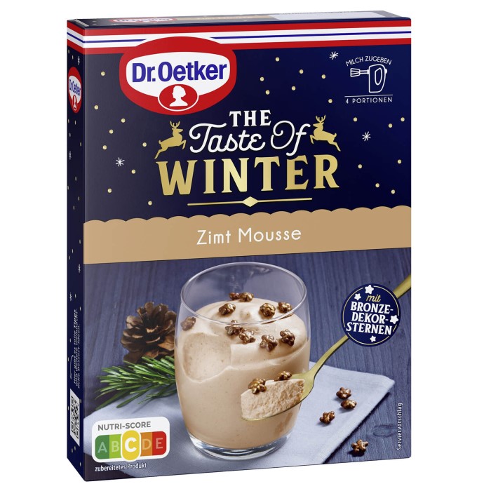 Dr. Oetker The Taste of Winter Dessert Zimt Mousse