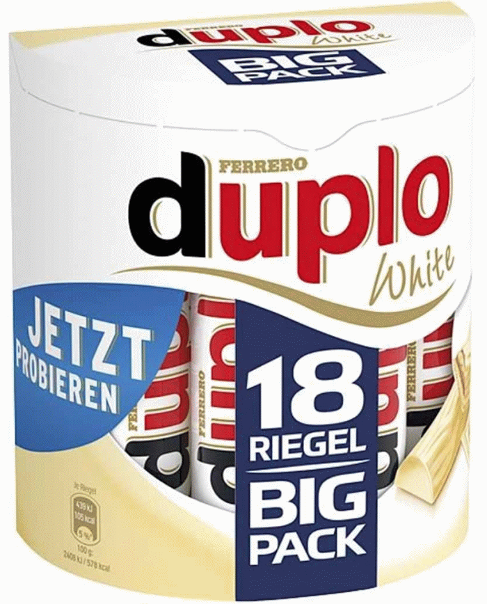 Ferrero Duplo White Big Pack 18 Stück