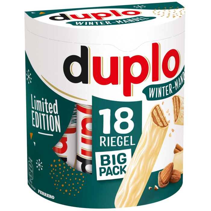 Ferrero Duplo Winter-Mandel Big Pack 18 Stück