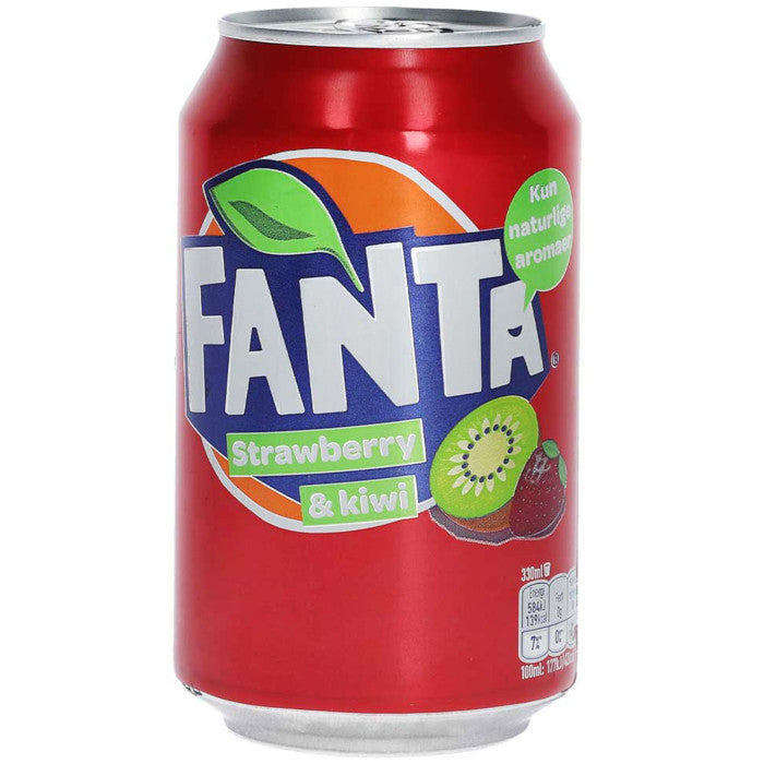 Fanta Strawberry & Kiwi Erfrischungsgetränk 330 ml / 11.16 fl. oz.