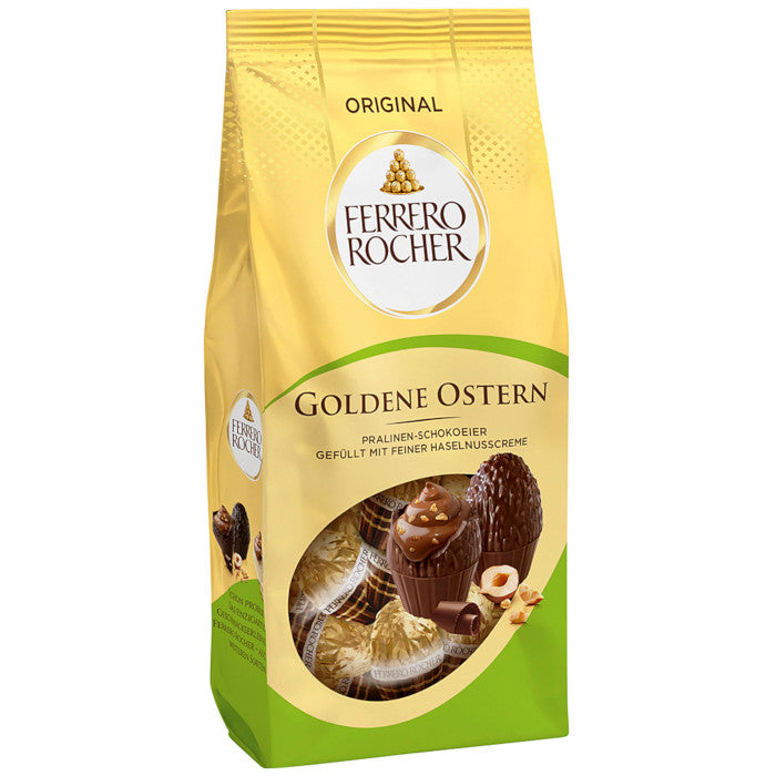 Ferrero Rocher Goldene Ostern Pralinen-Schokoeier Milch 90g / 3.17 oz