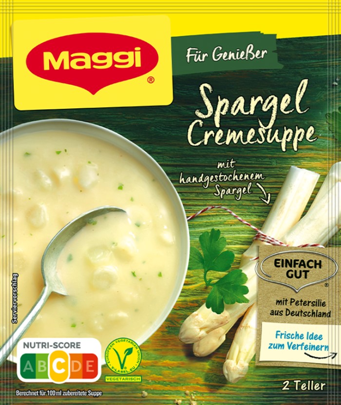 Maggi Für Genießer Spargel Cremesuppe ergibt 0,5 Liter
