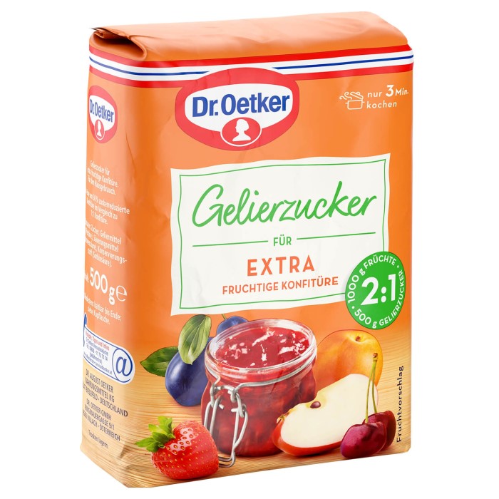 Dr. Oetker Gelierzucker Extra 2:1 500g /17.6oz