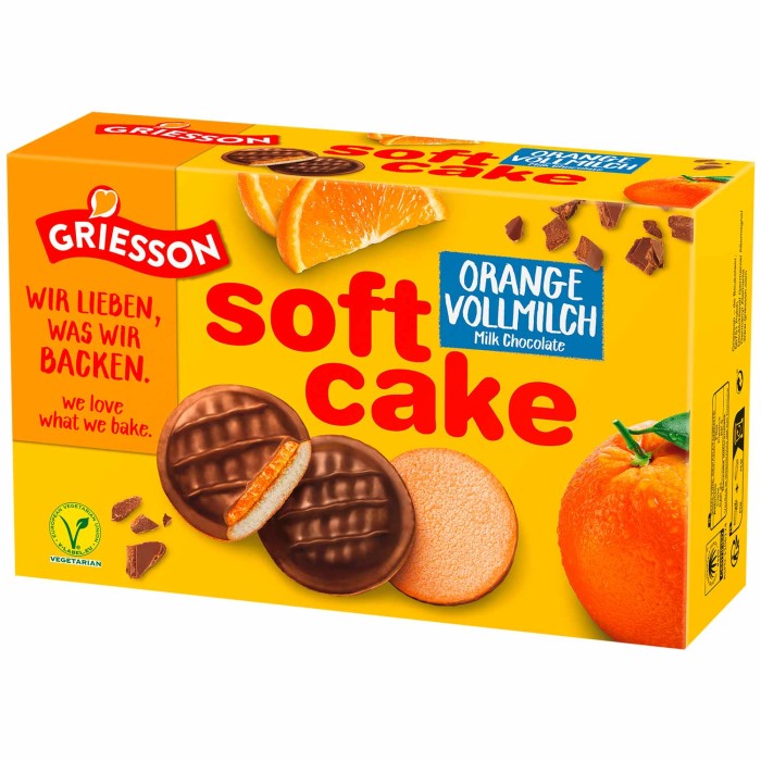 Griesson Kekse Soft Cake Orange Vollmilch 300g / 10.58oz
