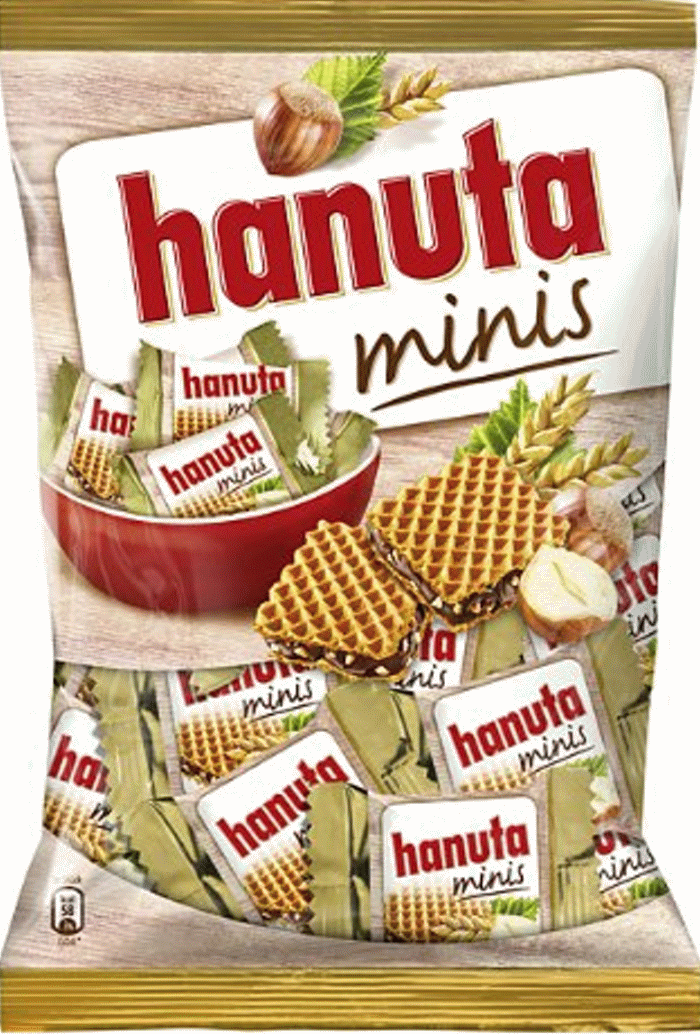 Ferrero Hanuta Haselnuss-Schnitten Minis 200g