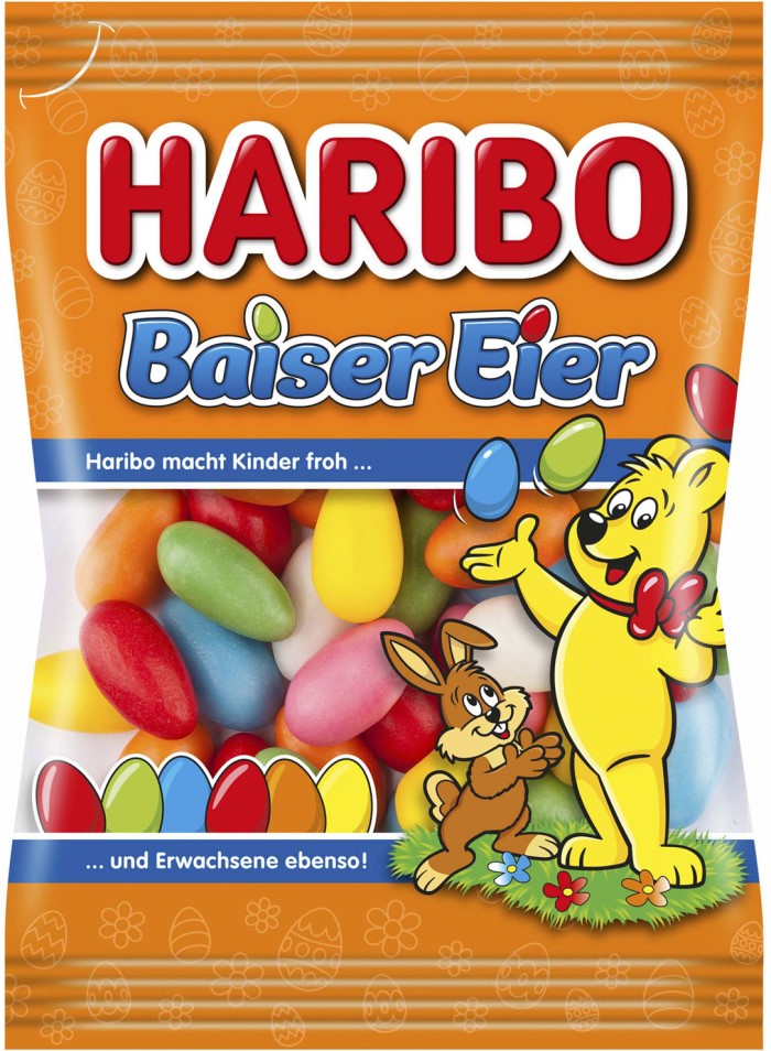 Haribo Baiser Eier Schaumzucker-Dragees Osteredition 175g