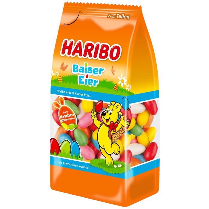 HARIBO Baiser Eier Schaumzucker-Dragees Osteredition 250g