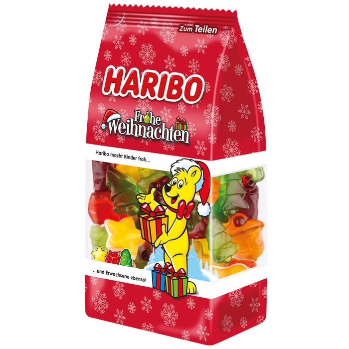 Haribo Frohe Weihnachten Fruchtgummi Weihnachtsedition 300g