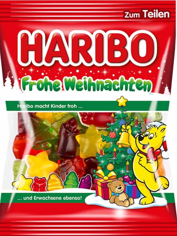 Haribo Frohe Weihnachten Fruchtgummi & Schaumzucker 200g