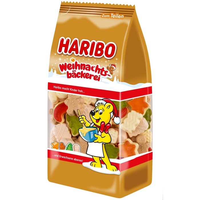 Haribo Weihnachtsbäckerei Schaumzucker & Fruchtgummi 250g