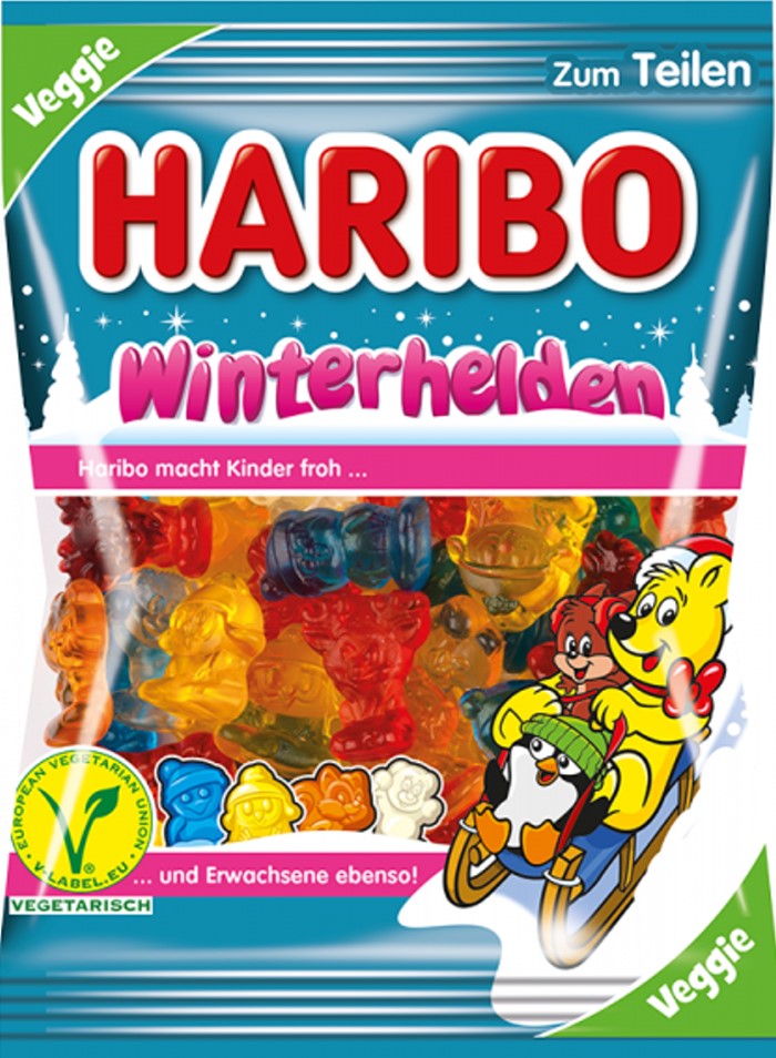 Haribo Winterhelden Fruchtgummi Weihnachtsedition 175g