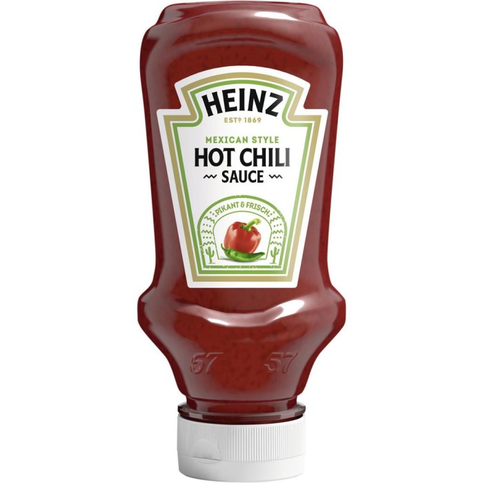 Heinz Hot Chili Sauce Mexican Style 220ml / 7.43 fl oz