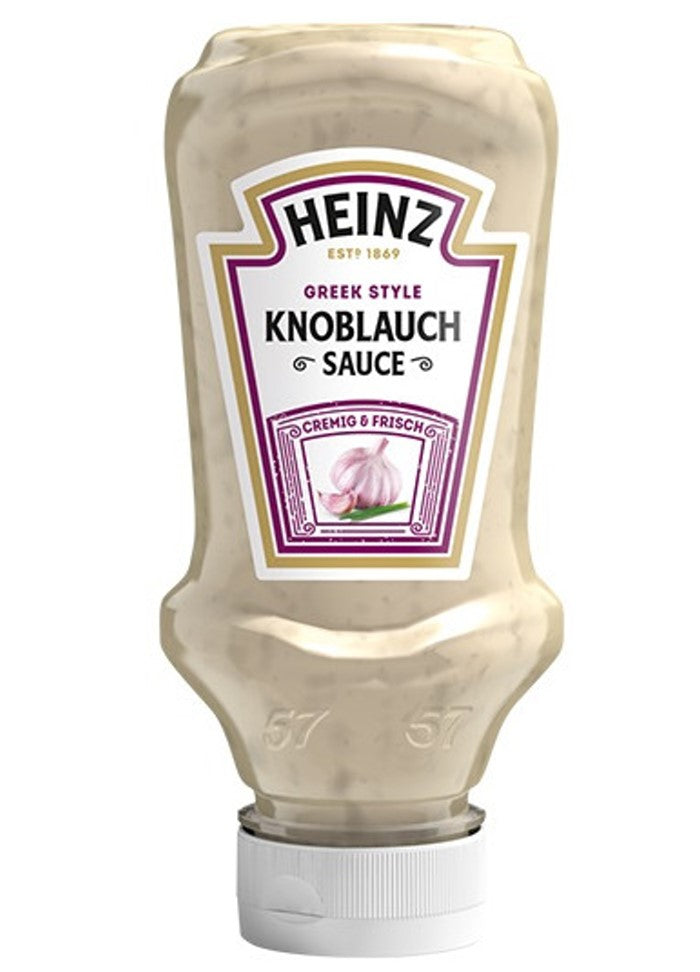 Heinz Knoblauch Sauce Greek Style 220ml / 7.43 fl oz