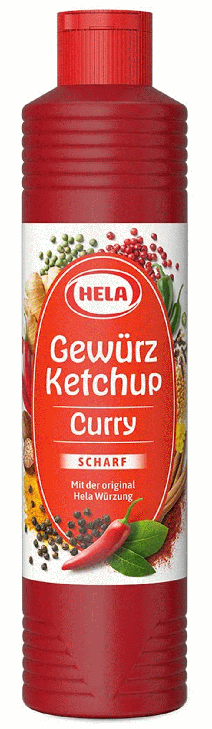 Hela Curry Gewürz Ketchup Scharf 800ml