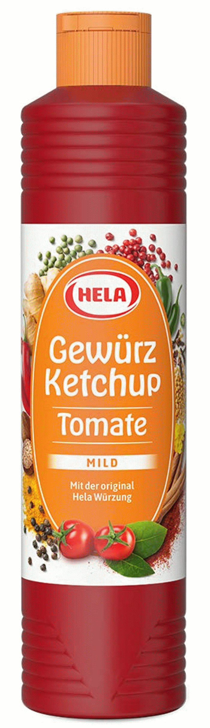 Hela Gewürz Ketchup Tomate Mild 800ml