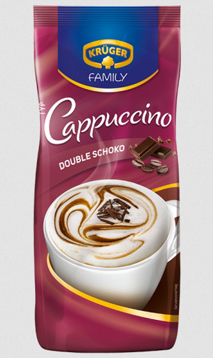KRÜGER FAMILY Cappuccino Double Schoko 500g / 17.63oz