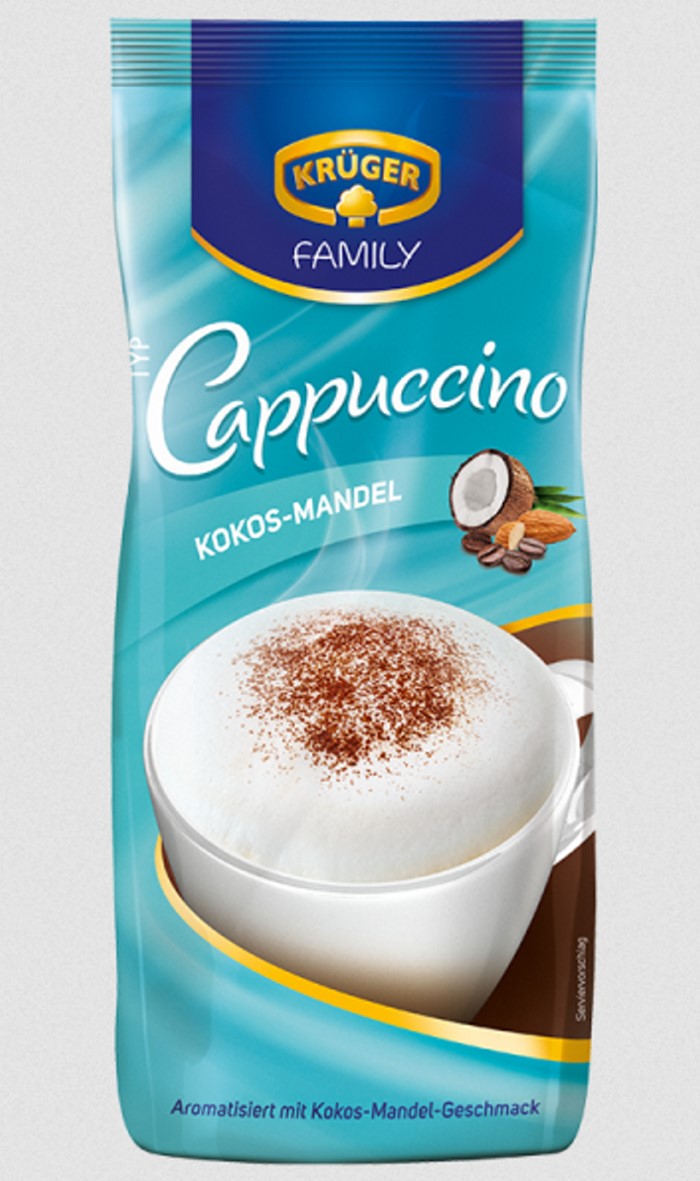KRÜGER FAMILY Cappuccino Kokos Mandel 500g / 17.63oz