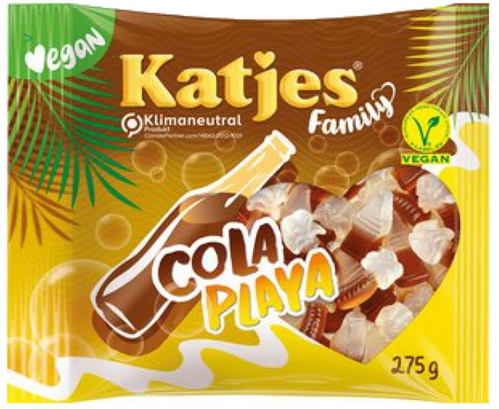Katjes Family Cola Playa veganes Fruchtgummi 250g / 8.81oz