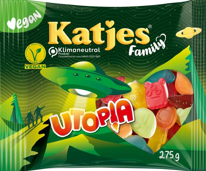 Katjes Family Utopia veganes Fruchtgummi 250g / 9.7oz