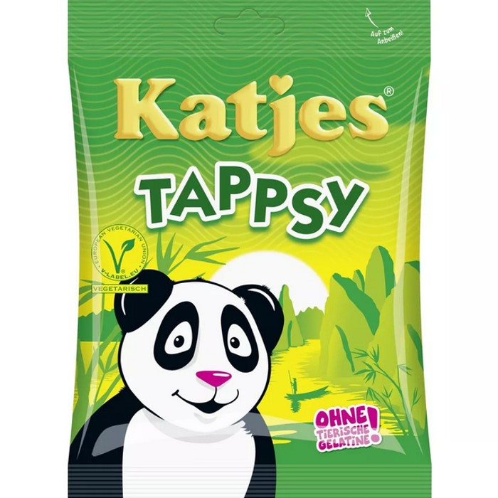 Katjes Tappsy Lakritz und Schaumzucker Panda Bärchen 175g